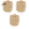 Brown or Black Faux Fur 3Pcs DIY Gnome Beards with Wooden Ball Noses, Plush Beard, Fluffy Beard for Dwarf Handmade Christmas Elf Doll