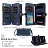 Wallet-Style Protective Case for IPhone 18 Pro Max 17 Pro 16 Plus 15 14 13 Mini, Cross-Shoulder Phone Case with Coin Pocket and Multiple Card Slots,