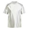 Adidas Originals Adicolor Loose Teamgeist Striped Short Sleeve Pullover T-Shirt Women Tops Gray JD0254