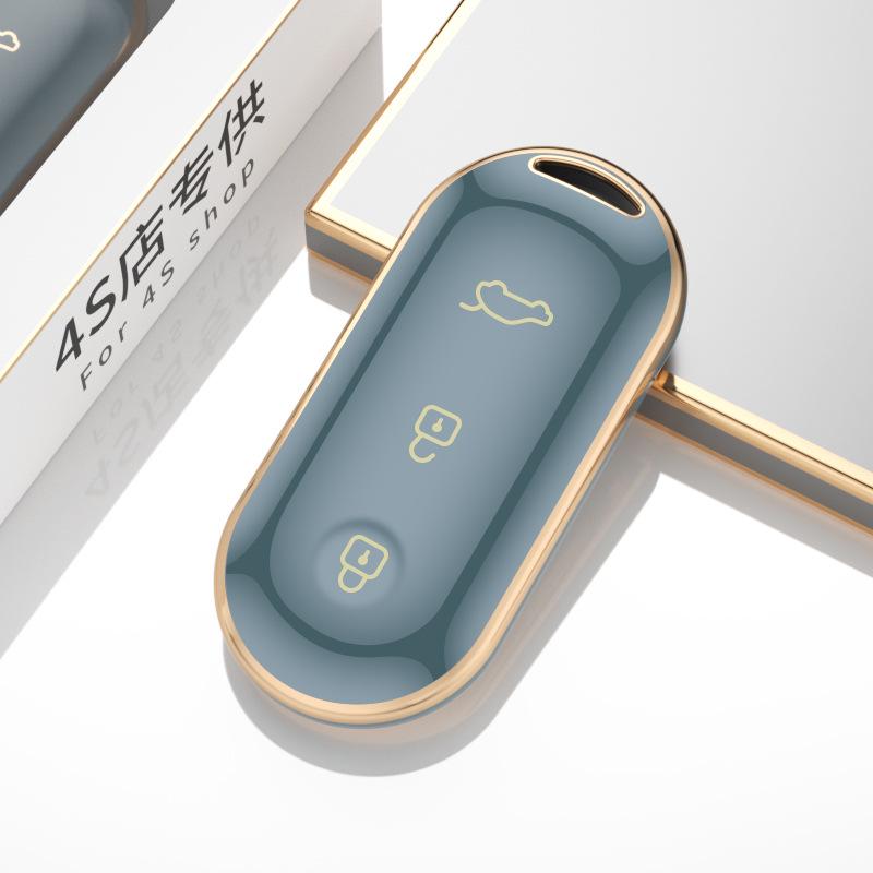 Чехол для ключа автомобиля Huawei Aito New M7 M5, унисекс, с декоративной пряжкой
