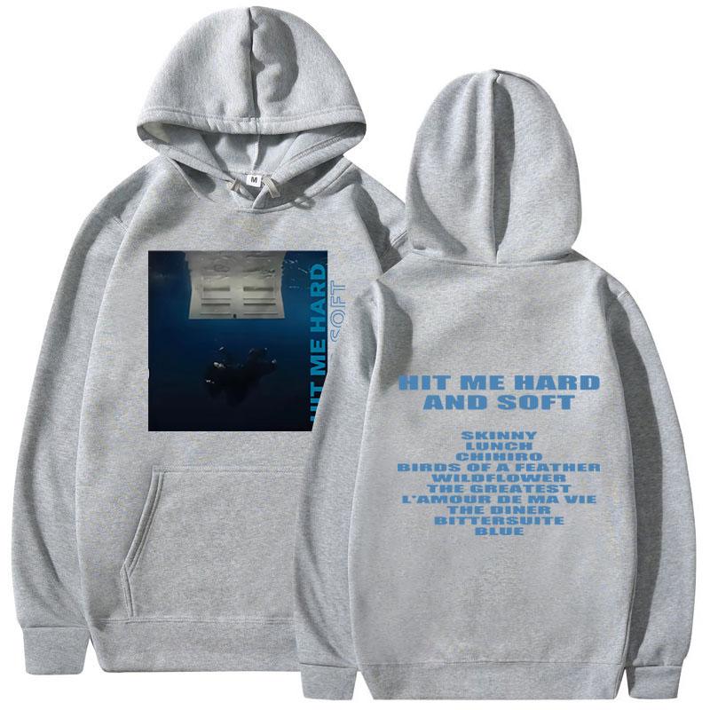 Hit Me Hard and Soft Tour Hoodies Мужские и женские свободные толстовки с капюшоном Длинный рукав свитера для фанатов Подарок
