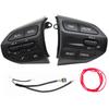 New Steering Wheel Button Cruise Control Volume Switch With Red line For KIA K2 RIO 2017 2018 2019 RIO 4 X LINE Picanto 3