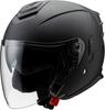 Marushin Jet Motorcycle Flat Size M MSJ2 1002324 JE-1 Helmet, Black, (57-58cm),