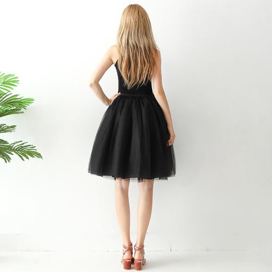 Женская тюлевая юбка с высокой талией, однотонная юбка, легкая яркая стильная юбка-пачка на лето