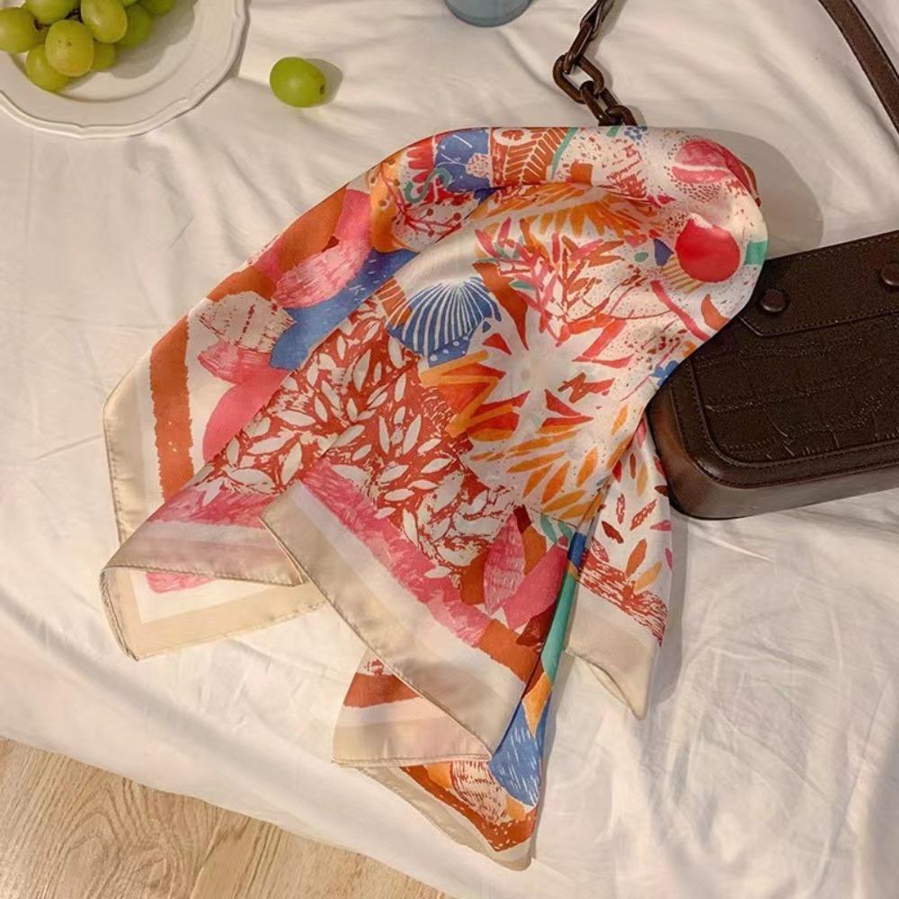 Square Sun Protection Scarf Beach Sun Protection Headscarf Versatile Headband Summer