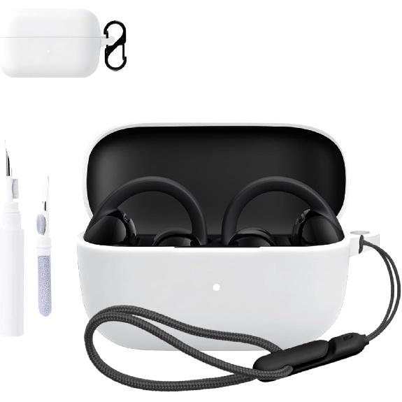 Для чехла Anker Soundcore C50i, Защитный чехол для наушников NOUKAJU(с карабином + шнурком + чистящим карандашом)