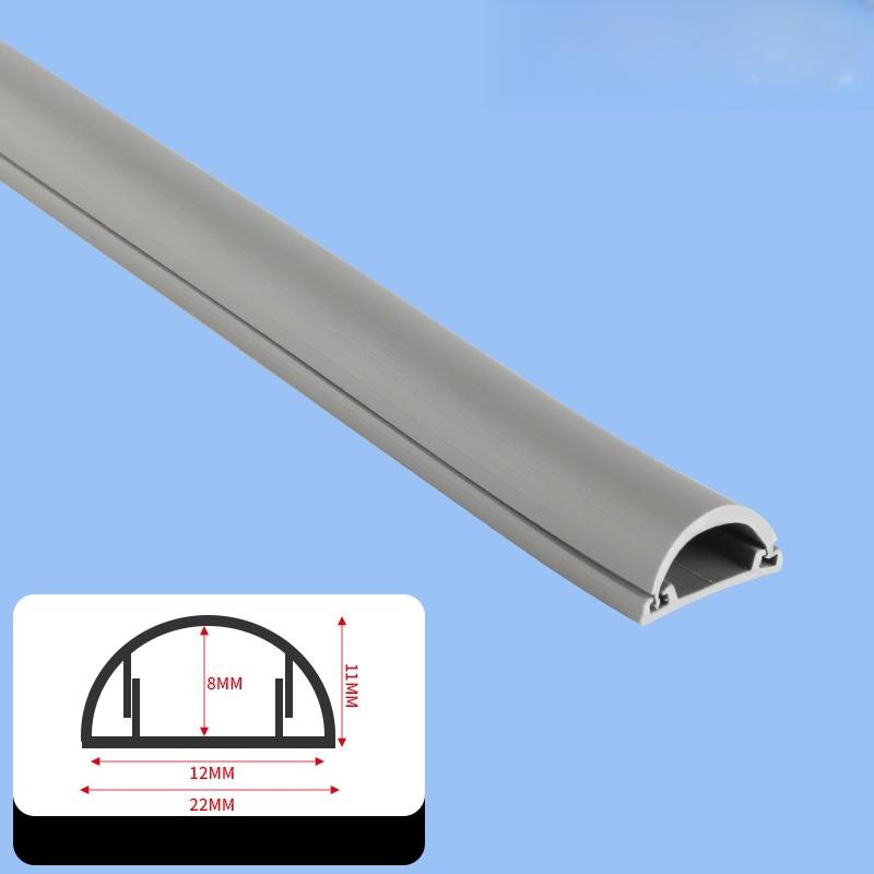 1pc 39.37in/78.74in Slot Floor Cord Cover Self-Adhesive Cord Protector Extension Wiring Duct Protector Electric Wire Slot Cable