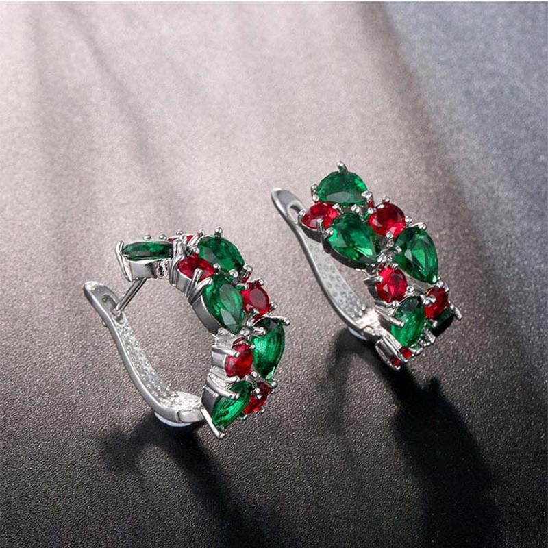 Серьги для женщин Ювелирные изделия Позолота 14K Pendientes Модные Круглые Кольца Прозрачная Мозаика Цирконий CZ Пусеты Серьга-гвоздик Ювелирное изделие