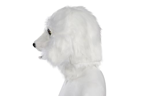 [kitamurasyokai] [Moving Mouth] Pakupaku Animal Realistic Animal Masks Featuring Dog, Poodle, Chicken, Gorilla, and Lion Faces, Costume Masks, Party S