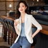 Белый пиджак с рукавами семь четвертей для женщин, новый корейский повседневный тонкий костюм в стиле ретро в стиле ретро