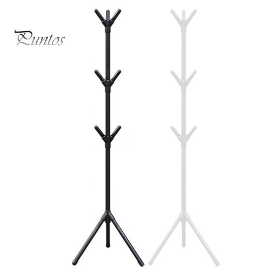 Многофункциональная вешалка для одежды с крючками, вешалка для пальто, высокая устойчивость, регулируемая высота, простая сборка, отдельно стоящая вешалка для хранения одежды