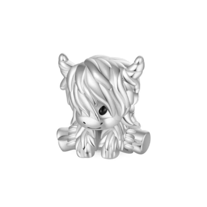 Серебро 925 пробы Подвеска в виде когтя собаки Браслет Шарм Талисман для мужчин женщин Подарок на день рождения Животное Ювелирные изделия Тигр Обезьяна Слон Еж