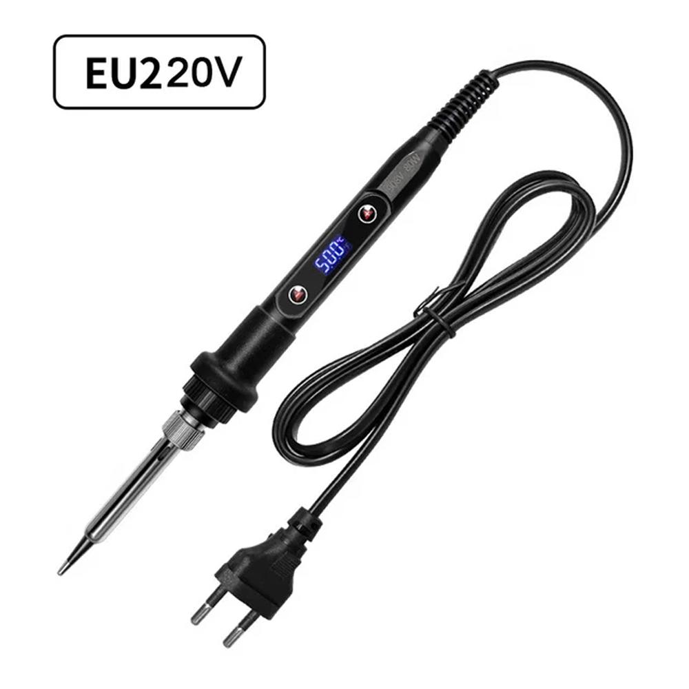 NEW Electric Soldering Iron 16IN1 80W LCD Digital Display 180-500 Adjustable Replaceable Head Soldering Iron Tin Pen Welding Kit