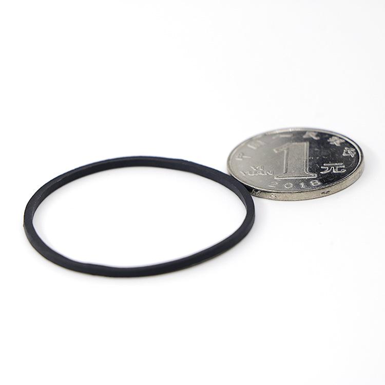 Высокоэластичные черные резинки - прочные, устойчивые к выцветанию, кольца из вьетнамской коровьей резины