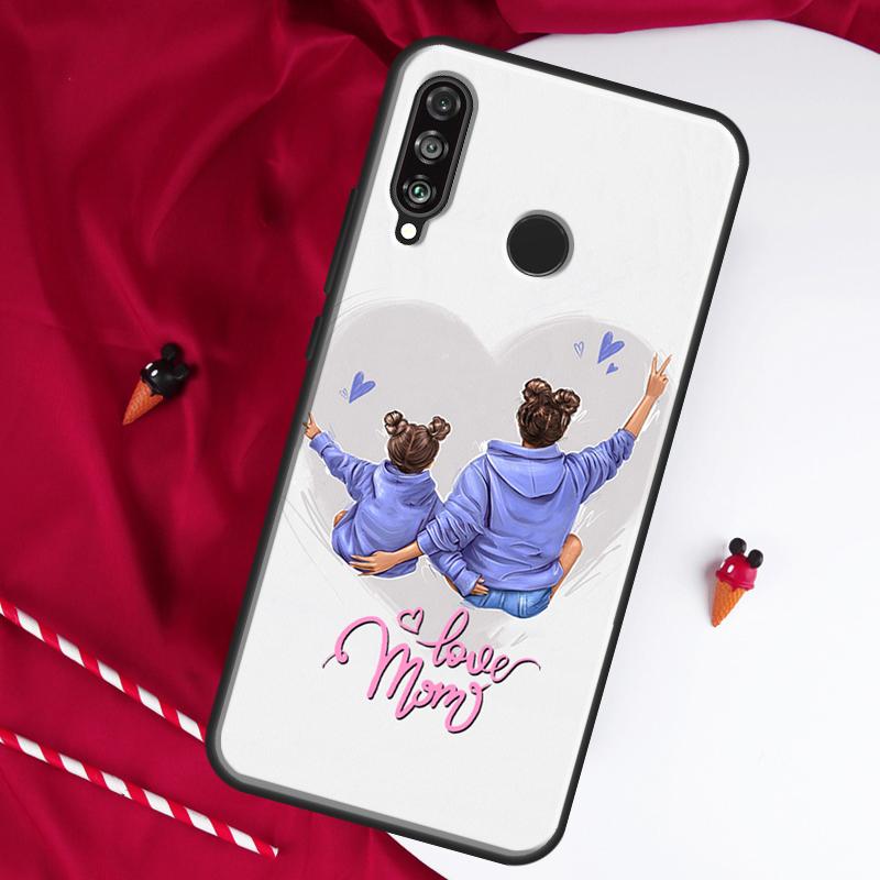 Супермама Девочка Сын Дочь Для Huawei Nova 9 SE 10 5T Y90 Y70 Y60 Y61 Y91 Y72 12i 12s 11i P60 Pro P20 P30 P40 Lite Чехол