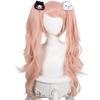 65cm Women Long Wigs Dangan Ronpa Enoshima Junko Ponytails Wig Bear Hairpins Cosplay Costume Danganronpa Heat Resistant Hair