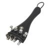 3 In 1 Ebony Tailpiece with Rope Fine Tuners Kits Set for 4/3 4/4 Violin Replacement Part