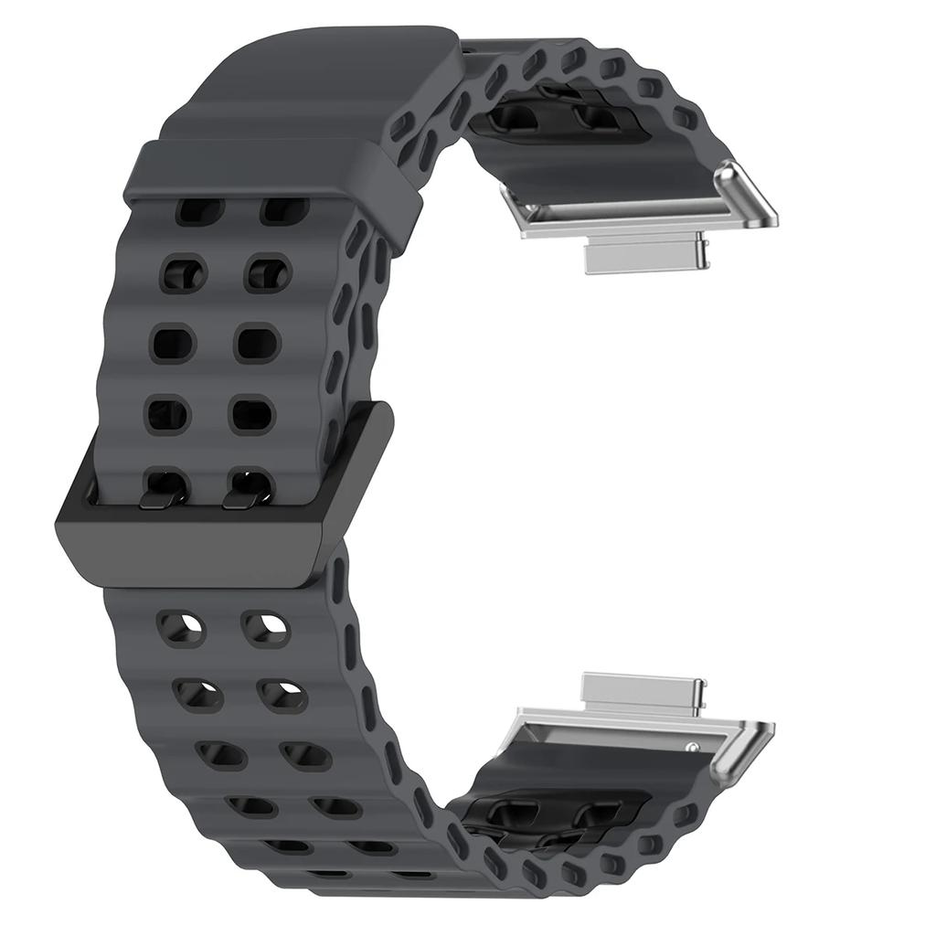 Силиконовый ремешок для Redmi Watch 5, ремешок для Redmi Watch 4, Xiaomi Mi Band 8 Pro/9 Pro, двухцветный дышащий ремешок, спортивный браслет