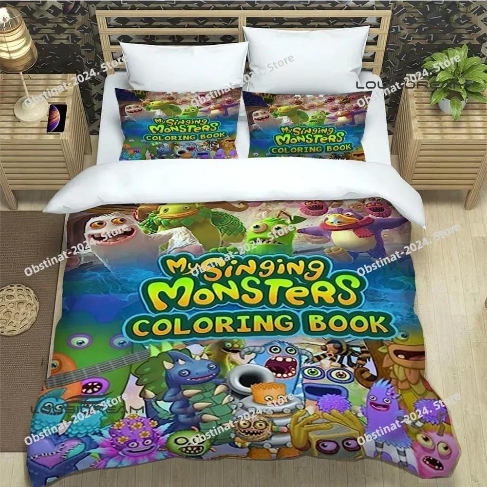 Игровые Наборы Постельного Белья My Singing Monsters изысканный набор постельных принадлежностей пододеяльник комплект постельного белья роскошный подарок на день рождения
