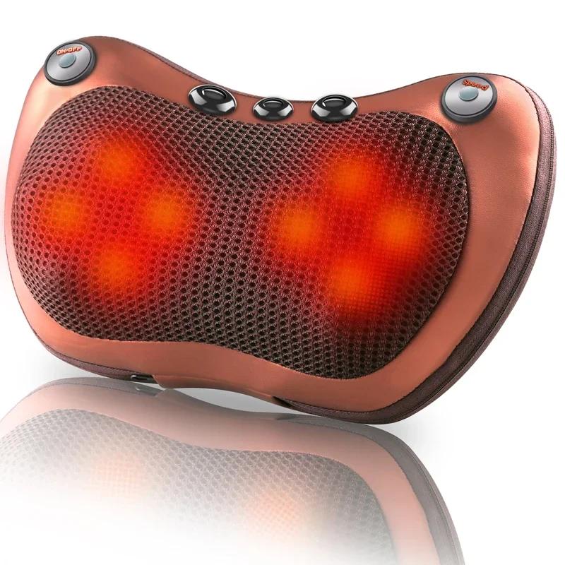 Intelligent U-shaped car home massage pillow kneading cervical massage device neck electric heating neck protection device