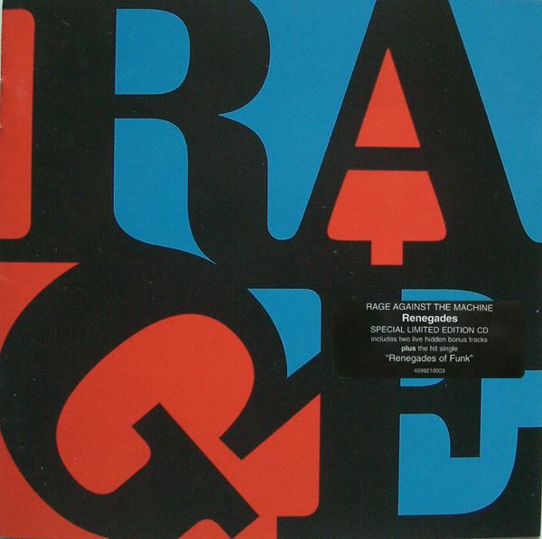 CD RAGE AGAINST THE MACHINE - Renegades 4999217 Epic 2000 Europe Rock Used