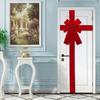 Romantic Christmas Ribbon Bow Handmade DIY Xmas Gift Decoration Front Door Decoration  Christmas