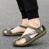 Luxury Summer Men's Beach Sandals New Retro Ethnic Style EVA Woven Shoes Men's and Women's Loose Toe Casual Comfortable Sandals