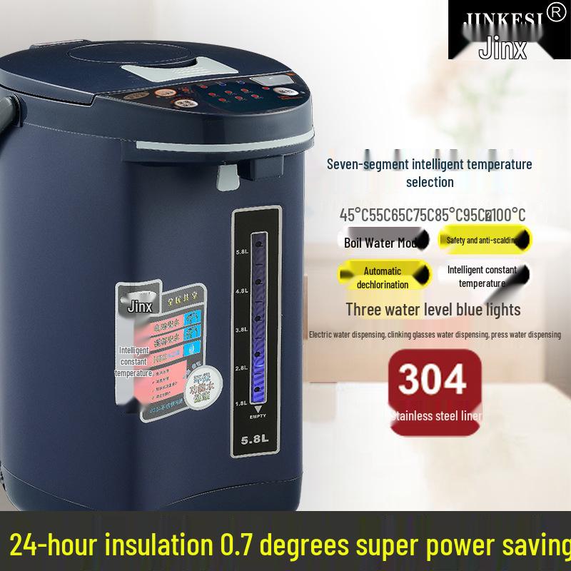 Чайник электрический Jinx 7-ступенчатый с изоляцией из нержавеющей стали и подогреватель для детских бутылочек - Подогреватель молока с постоянной температурой для приготовления молочной смеси