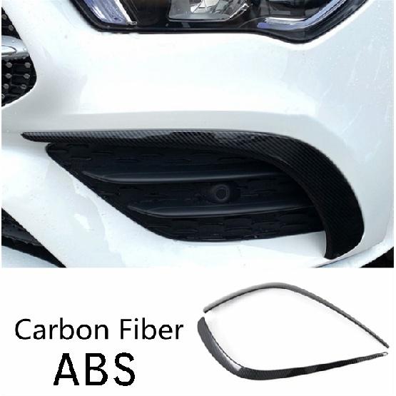 Разветвитель переднего бампера автомобиля, украшение из АБС-пластика для Mercedes Benz CLA class C118-2022 CLA250 CLA180 CLA200 спереди