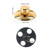 Gold Record Weight Stabilizer for Vinyl Metal Record Disc Gramophone Turntables, Replacement,