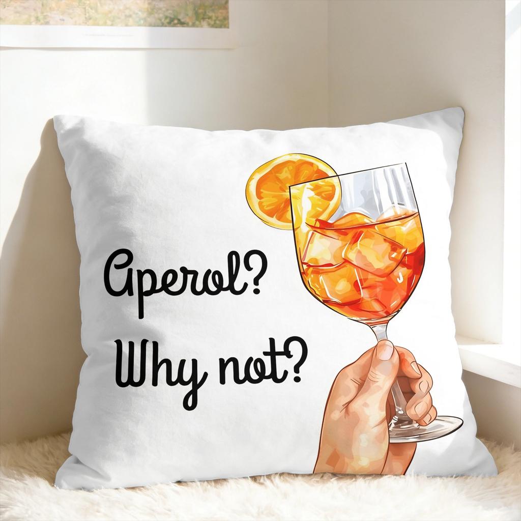 Aperols Spritz Pillow Cover Custom Cushion Cover Funny Pillow Case For Wedding Party Home Decor