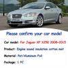 Для Jaguar XF X250 2008~2015 автомобильный капот двигателя звукоизоляционная прокладка огнестойкий звукоизоляционный теплоизоляционный хлопковый коврик подкладка аксессуары для интерьера