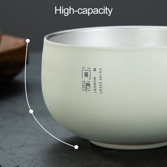 Миска для еды с крышкой, теплоизоляция, нержавеющая сталь, миска для смешивания салатов в японском стиле, кухонный гаджет