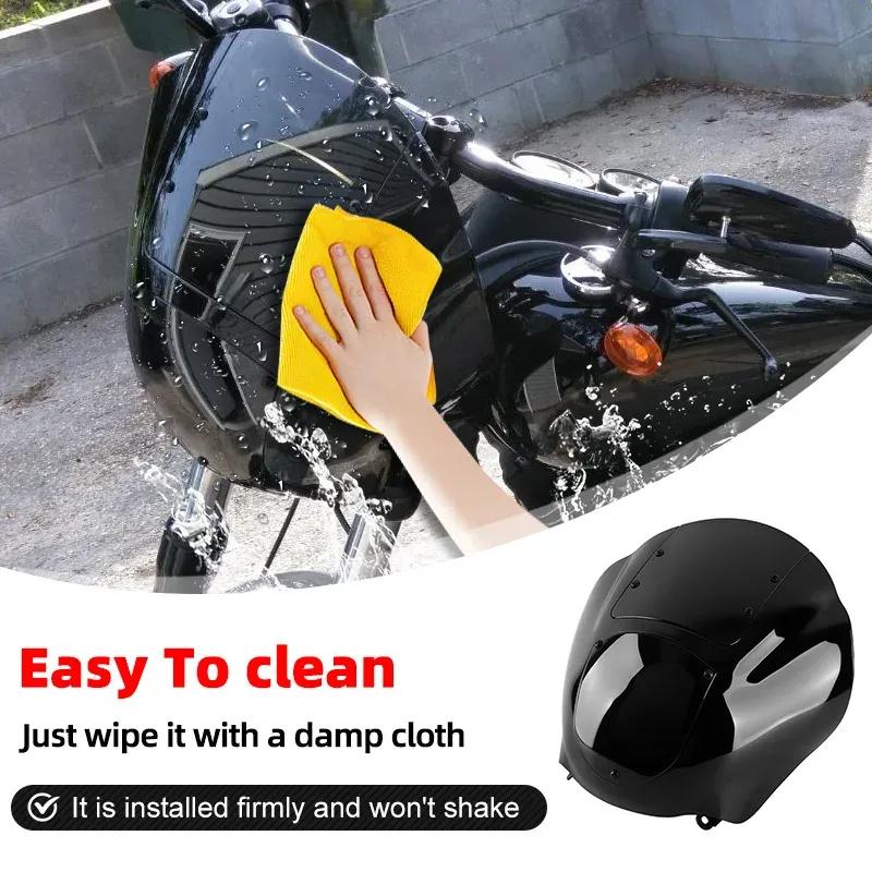 Четверть обтекателя фары мотоцикла для Harley Dyna Sportster XL 883 1200 X48 72 1998-2016 Ветровое стекло Крепежный кронштейн