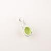 Peridot Gemstone 925 Sterling Silver Jewelry Zircon Designer Pendant For Women CZP-13-13