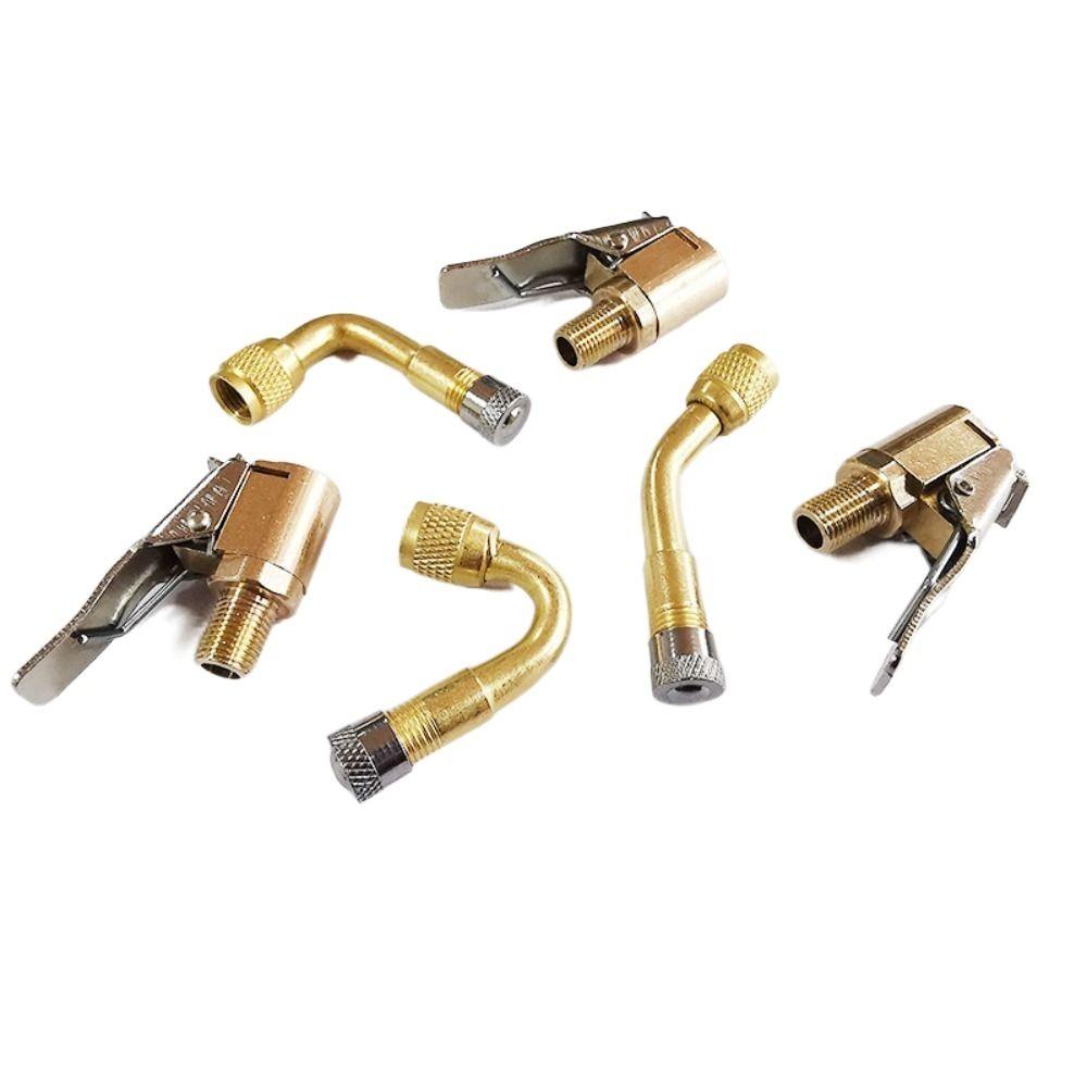 Connector Tire Inflation Extension Tube Extension Rod Set Valve Core Nozzle Tyre Valve Extender