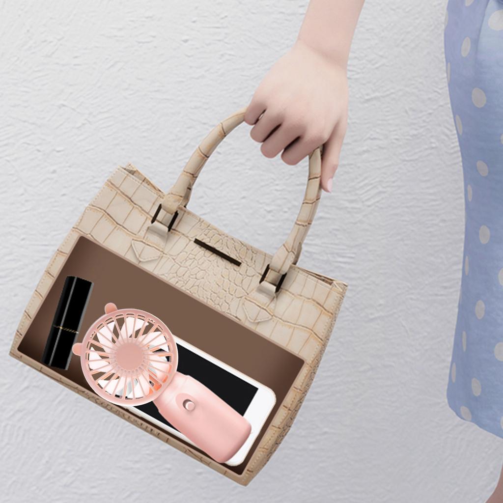 Дорожный портативный вентилятор Ручной мини-вентилятор Питание от батареек АА Супер тихий Охлаждающий вентилятор для дома офиса метро кемпинга