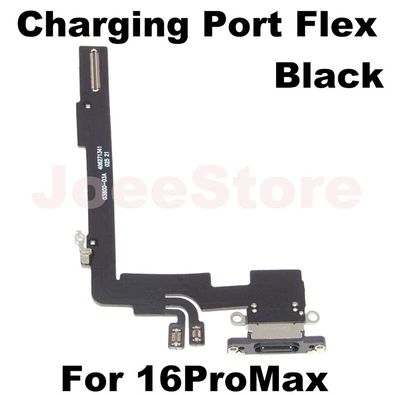 Шлейф зарядного порта для iPhone 15 16 Pro Max Plus 15Pro 16ProMax Разъем док-станции USB-зарядки с шлейфом микрофона Ремонт