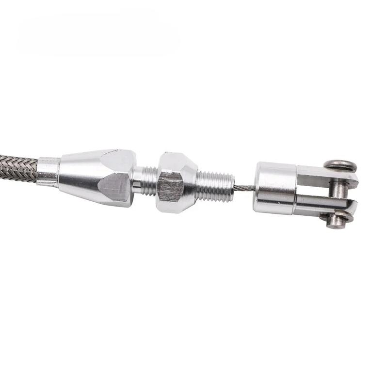 36 inch Throttle Gas Cable Kit Stainless Steel Braided For 97-07 Chevrolet/Chevy LS1 Engine 4.8L 5.3L 5.7L 6.0L