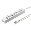 Power Strip, 5-Outlet Interlocking Centralized Switch + Lightning Guard, 3-Pin, 7-Outlet, 5m, TAP-F37-5CLK