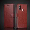 Card Holder Leather Case for Xiaomi Mi A2 Lite / Xiaomi A2 Lite Flip Cover Retro Wallet Phone Case Business Fundas Coque