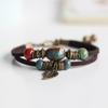 Ethnic Style Colorful Ceramic Bracelet Literary Style Fashion Bracelet Colorful Beaded Jewelry Bracelet