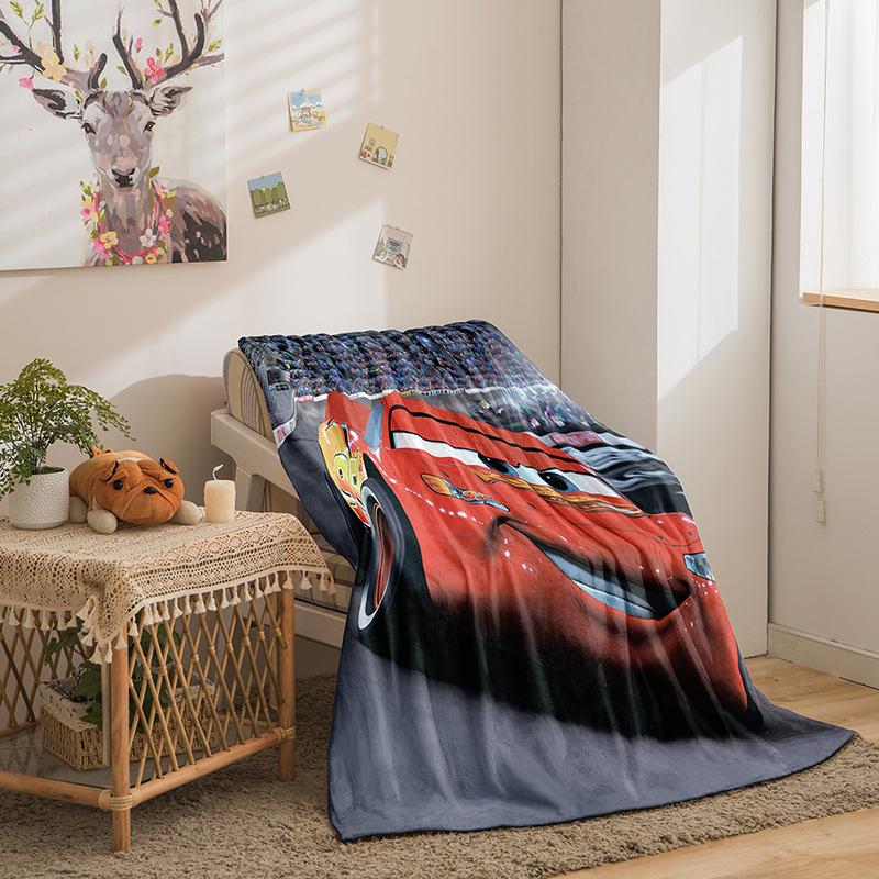 Серия Машины Двусторонний Фланелевый Плед Плед с 3D Цифровой Печатью