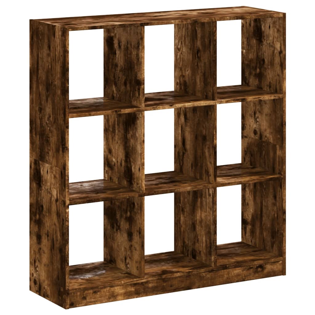 Vidaxl Regał, Przydymiony Dąb, 102X32X108 Cm, Materiał Drewnopochodny