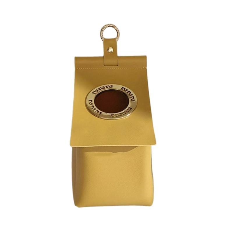 Leather Toilet Tissue Box easy installs Not Damage Wall Hanging Roll Case Paper Towel Holder for Kitchen Bathroom Use