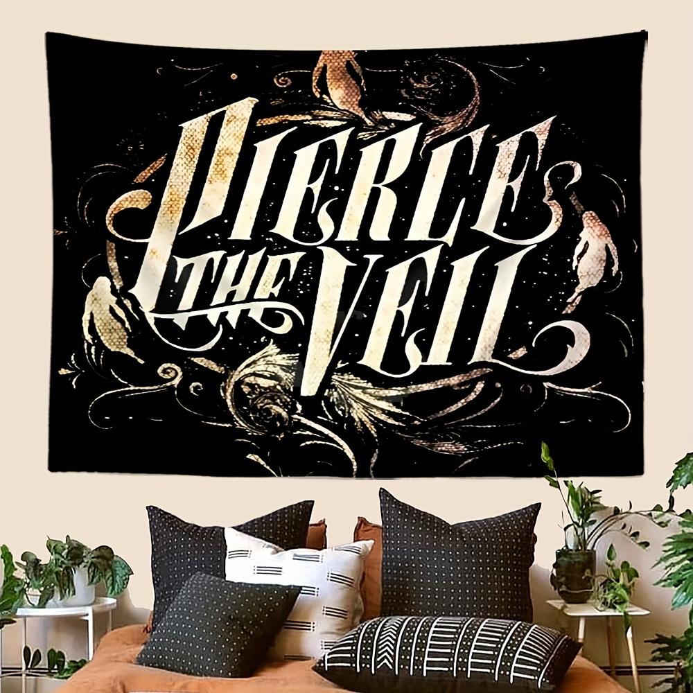VIKAMA Band OceanThemed Tapestry MusicInspired Wall Hanging Bedroom Decor Living Room Accent Personalized Room Tapestry