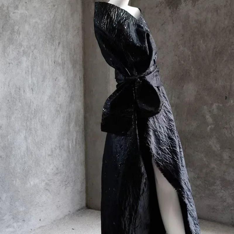 100x140 см креативный ретро-прожилки волнообразный позолоченный цветочный трехмерный флэш-тяжелая текстура силуэт дизайн одежды ткань