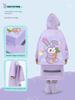 Kids Raincoat Girl Only for Pupils 2025 with Schoolbag Girl First Grade Baby Waterproof Poncho