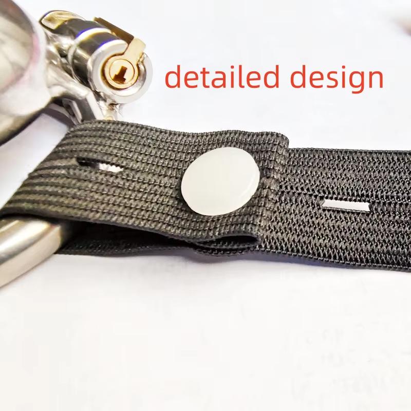 Adult Sex Toys 18+Male Chastity Cage Anti-off Elastic Band Auxiliary Belt ONLY Adjustable Ring Underwear Rope Les Scrotum Rings