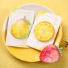 Single-Pack Japanese Cartoon-Style Realistic Fruit Series Sticky Notes, Planning Notepaper